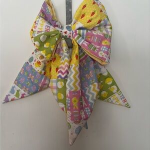 Hand Crafted Multicolor Easter Bow